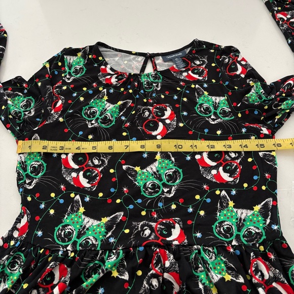 ModCloth Holiday Cat and Dogs Print Dress Medium NWT - Picture 9 of 11